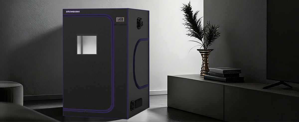 Growbody  48''*48''*80'' (4×4) 1680D Indoor Grow Tent: Hydroponic, Climate Control, Optimal Growth